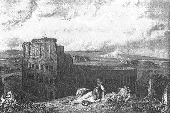 Байрон, созерцающий развалины Рима